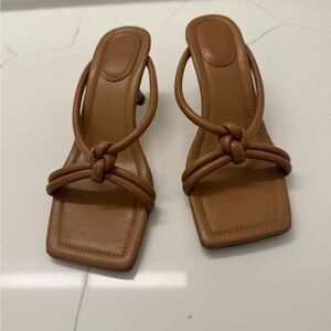 Marc Fisher Berlin Slide Brown Heel- Size 7.5